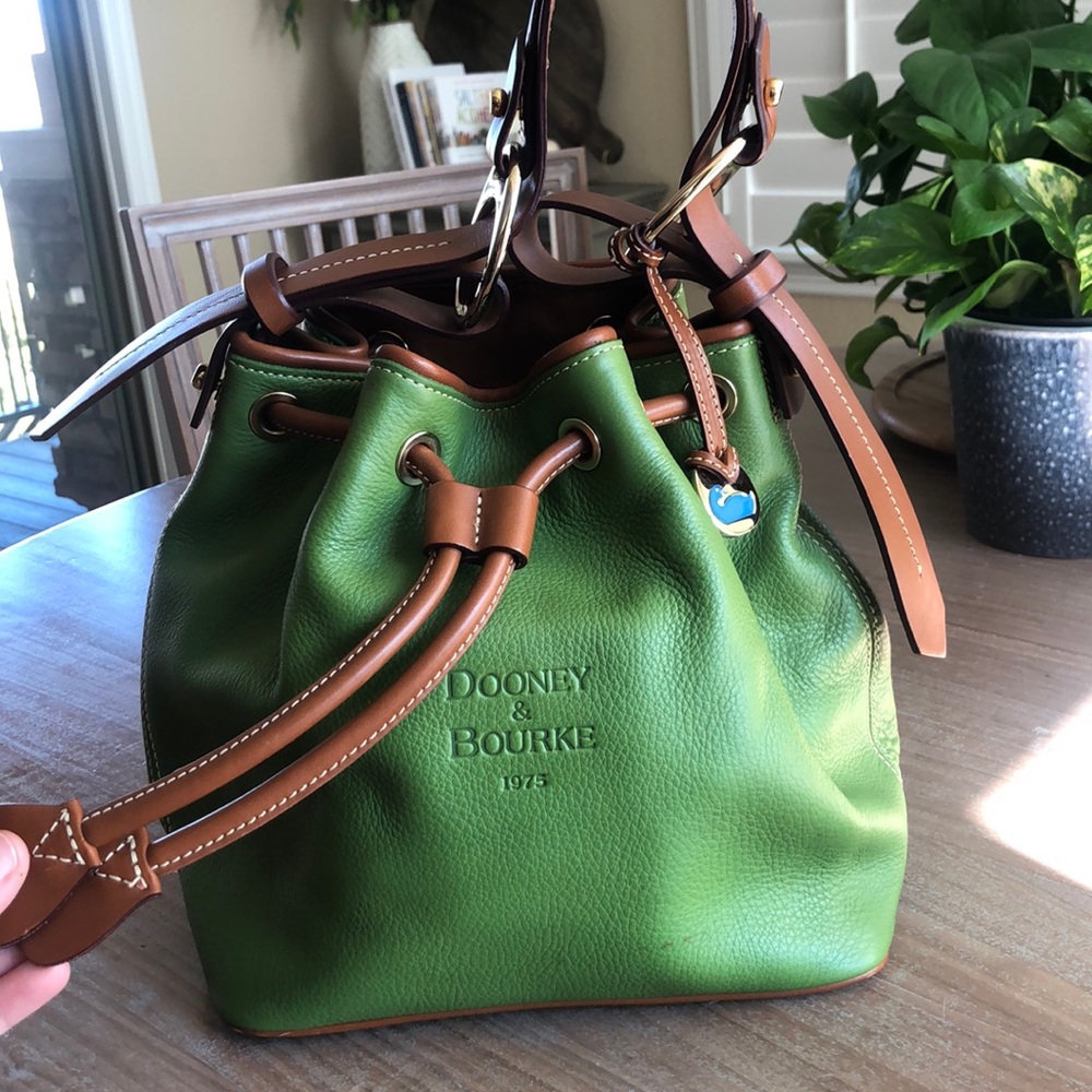 Dooney Vintage All Weather Leather Drawstring